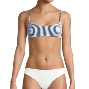 Spiritual Gangster Sundara Ribbed Bikini Top baki blue size Large
